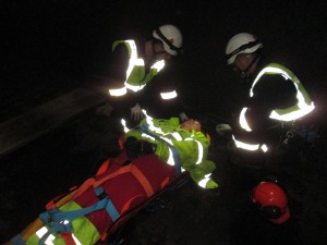 Horizontal confined space rescue