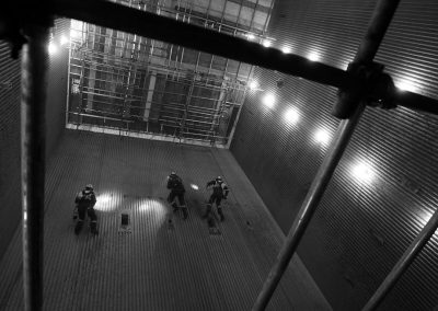 Safety cover at Stevens Croft Power Station