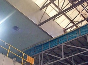 Refurbished concrete ceiling and WARD insulation panels