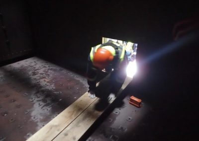 Rescue team horizontal entry